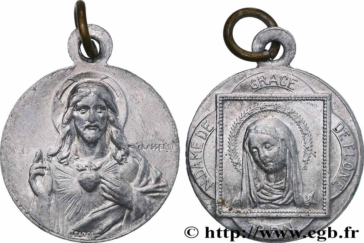 MÉDAILLES RELIGIEUSES Médaille, Notre-Dame de Grâce de Flône MBC