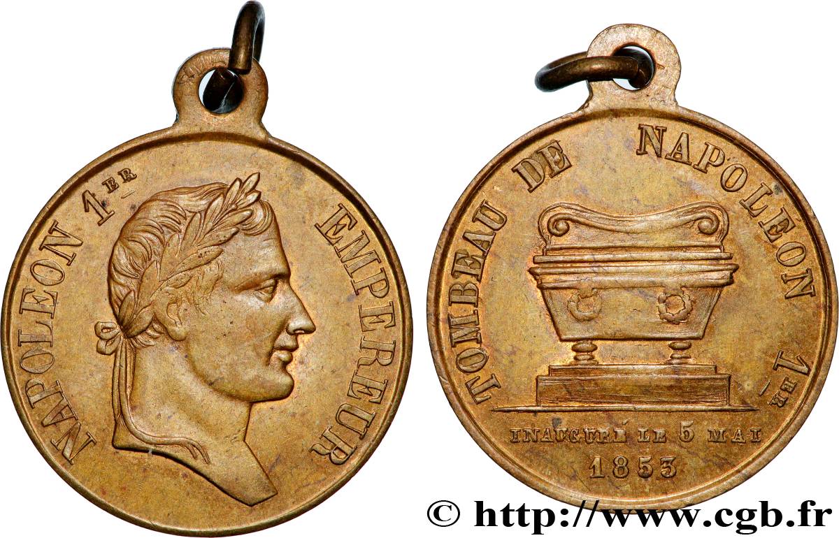 SECONDO IMPERO FRANCESE Médaille, Inauguration du tombeau de Napoléon Ier q.SPL