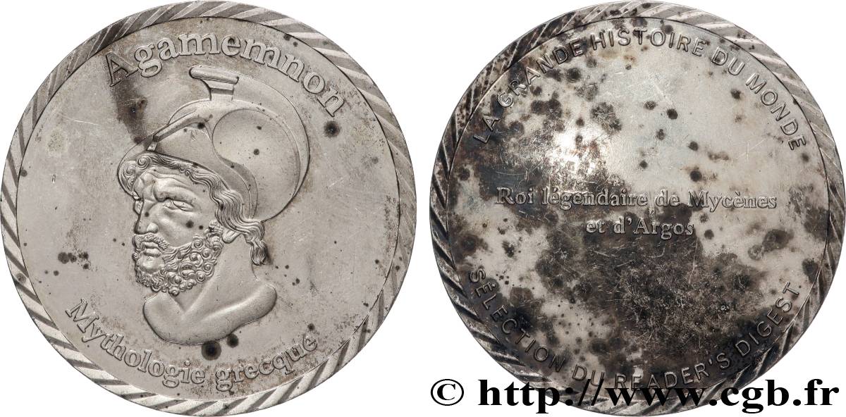 LA GRANDE HISTOIRE DU MONDE Médaille, Agamemnon BB