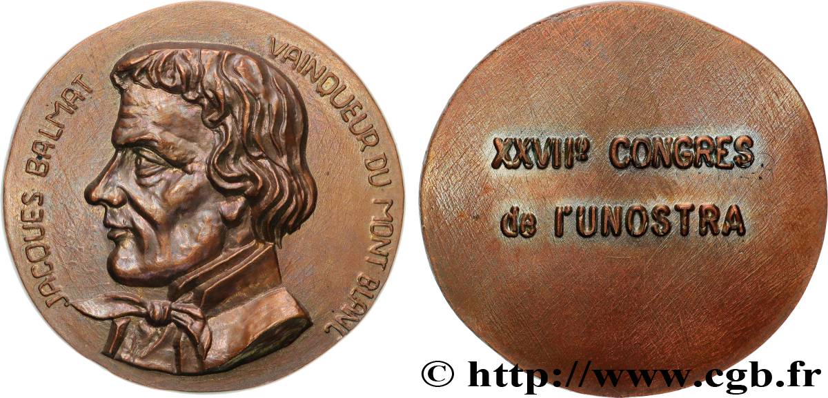 VARIOUS CHARACTERS Médaille,Jacques Balmat q.SPL