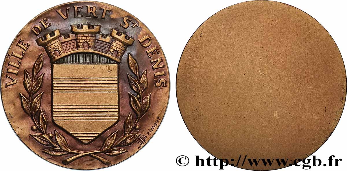 QUARTA REPUBBLICA FRANCESE Médaille, Vert-Saint-Denis SPL