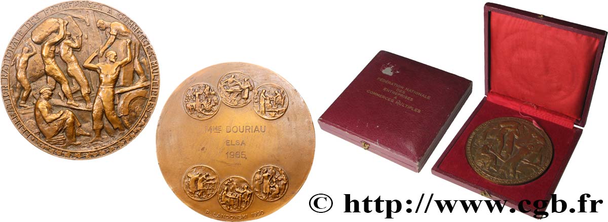 V REPUBLIC Médaille, Fédération nationale des entreprises à commerces multiples AU