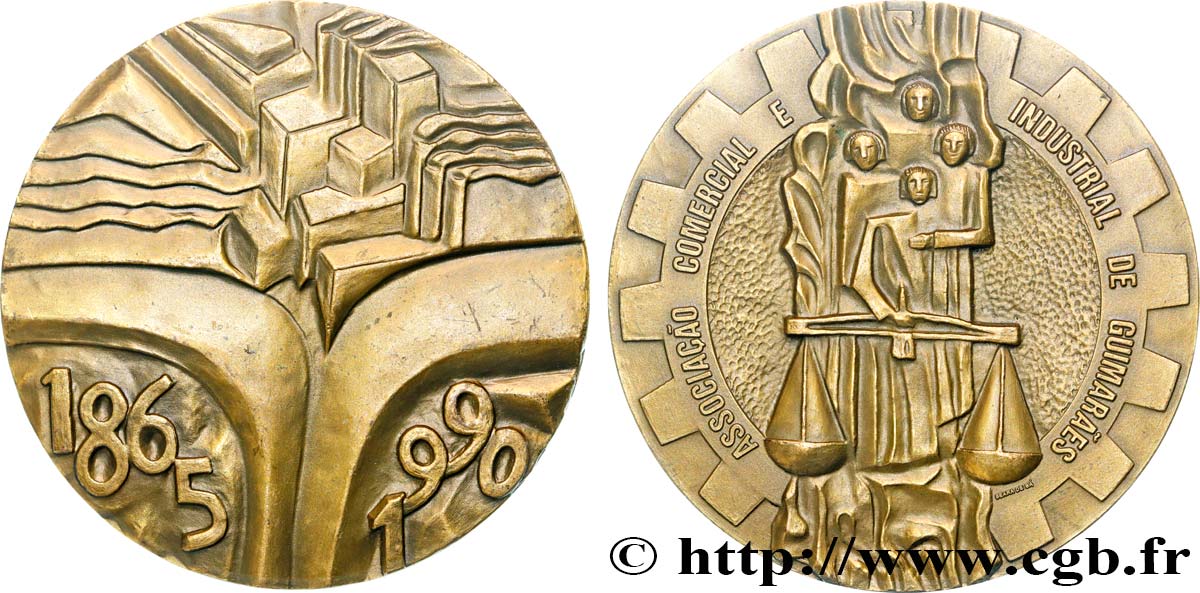 PORTUGAL Médaille, Association commerciale et industrielle, n° 373 AU