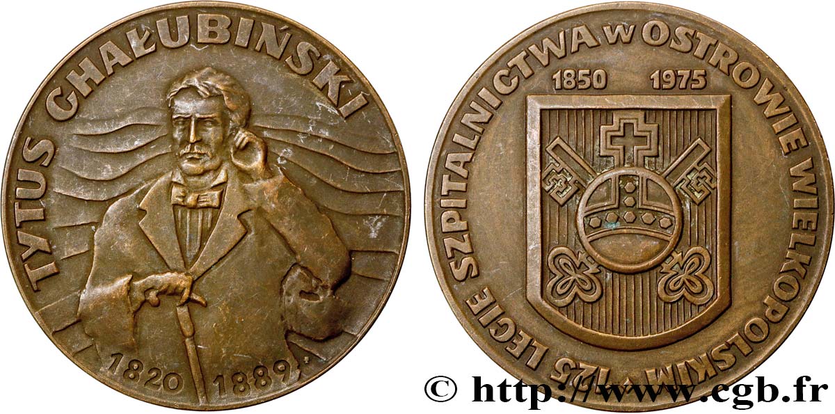 POLAND Médaille, Tytus Chałubiński AU