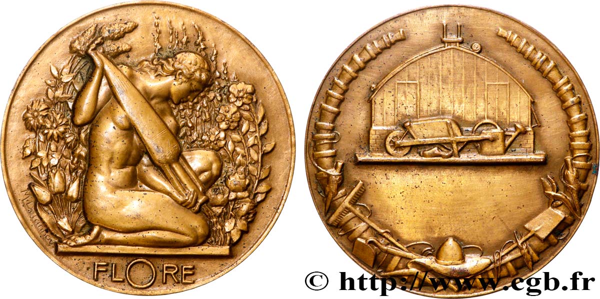 FRENCH STATE Médaille, Flore AU