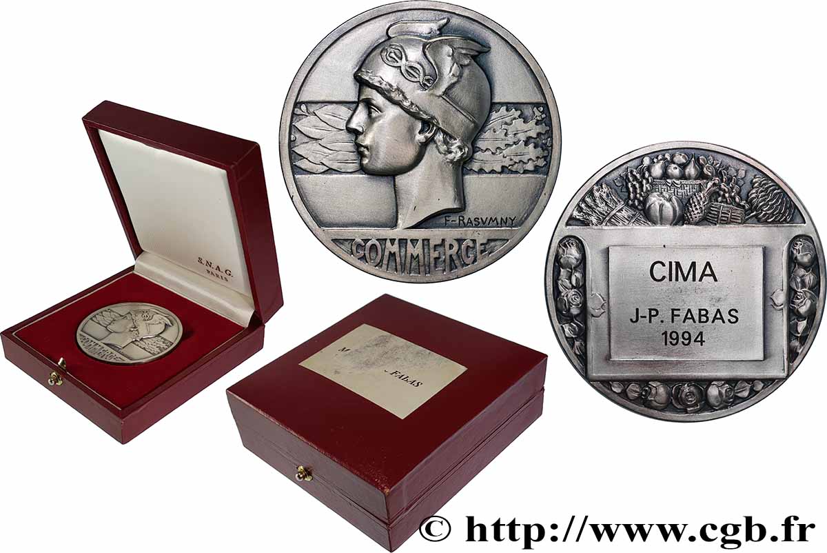 V REPUBLIC Médaille, Le Commerce, CIMA AU