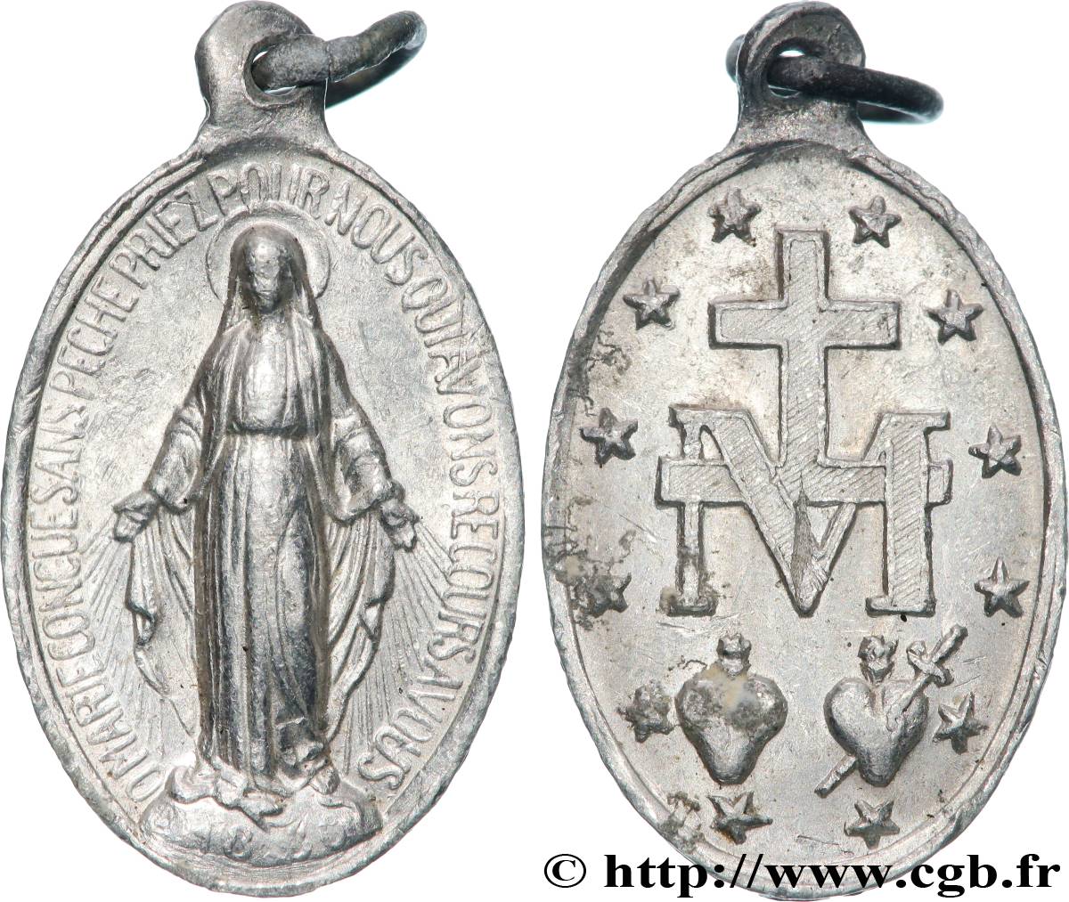 MÉDAILLES RELIGIEUSES Médaille, Vierge Marie XF
