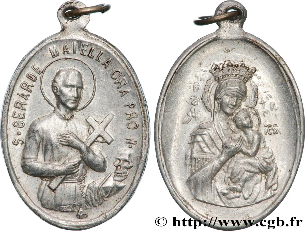 MÉDAILLES RELIGIEUSES Médaille, Saint Gérard Majella AU