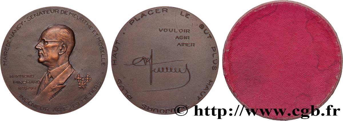 V REPUBLIC Médaille, Raymond Pinchard AU