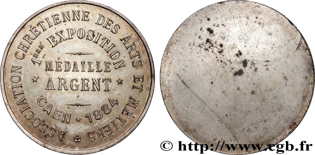 III REPUBLIC Médaille, Exposition de l’Association chrétienne des Arts et Métiers AU
