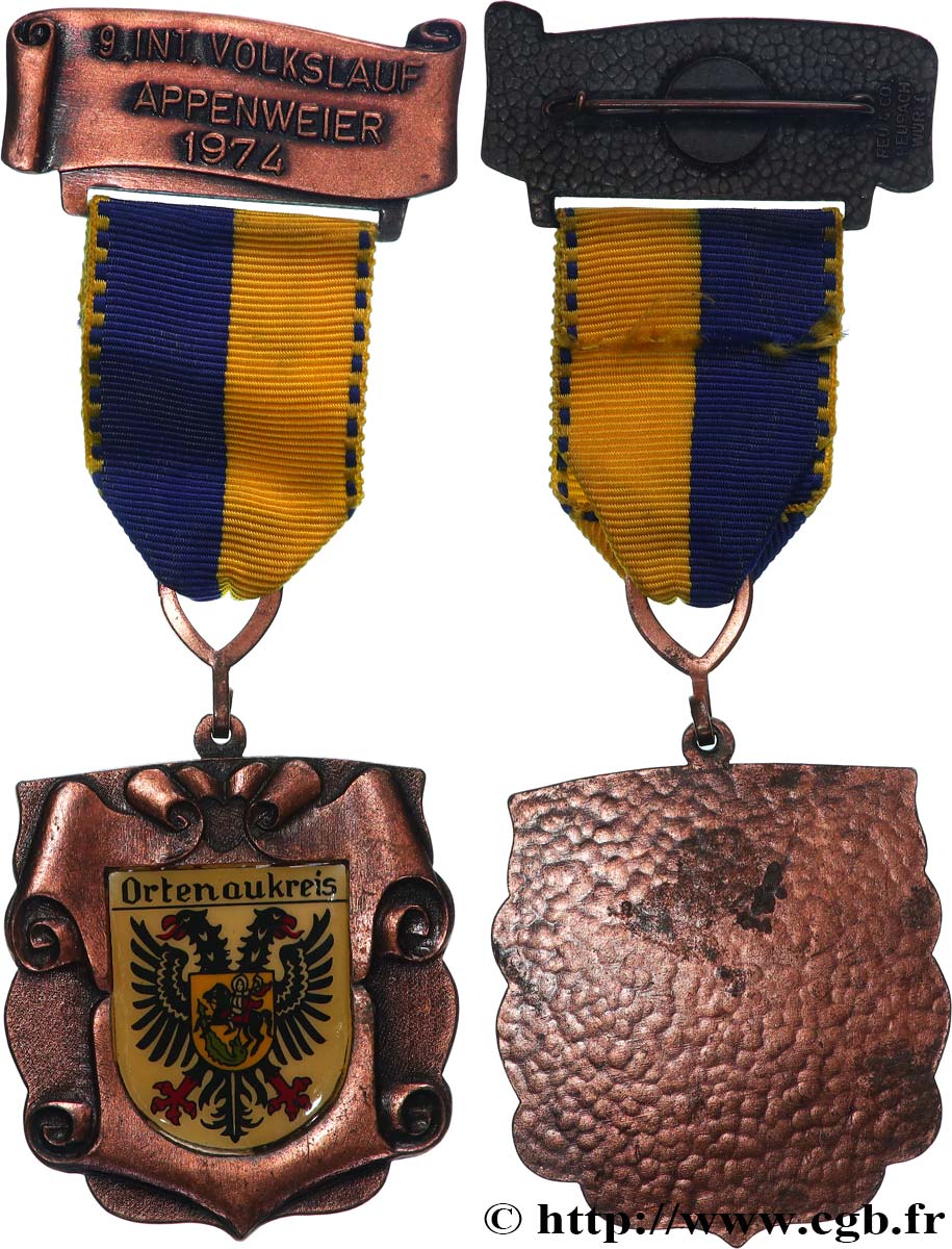 GERMANY Médaille, 9e course internationale AU