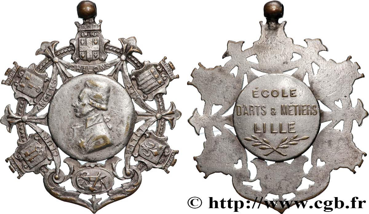ARTS AND TRADES - SCHOOLS Médaille, Arts et Métiers XF