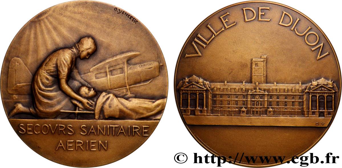 III REPUBLIC Médaille, Secours sanitaire aérien MS