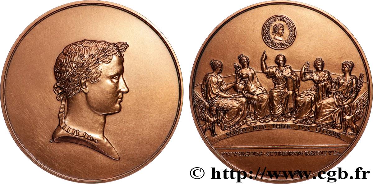 PREMIER EMPIRE Médaille, Université, refrappe SUP