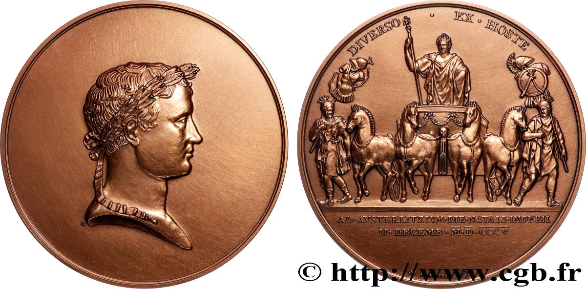 PREMIER EMPIRE Médaille, Commémoration de la Bastille d’Austerlitz SUP