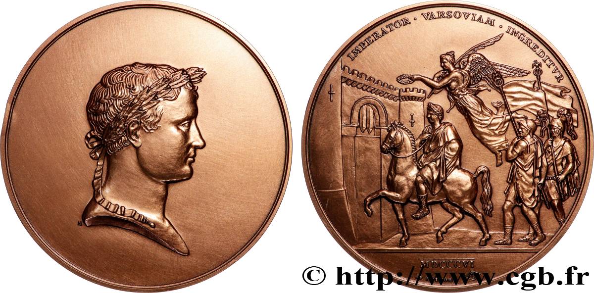 PREMIER EMPIRE Médaille, Entrée des Français dans Varsovie SUP