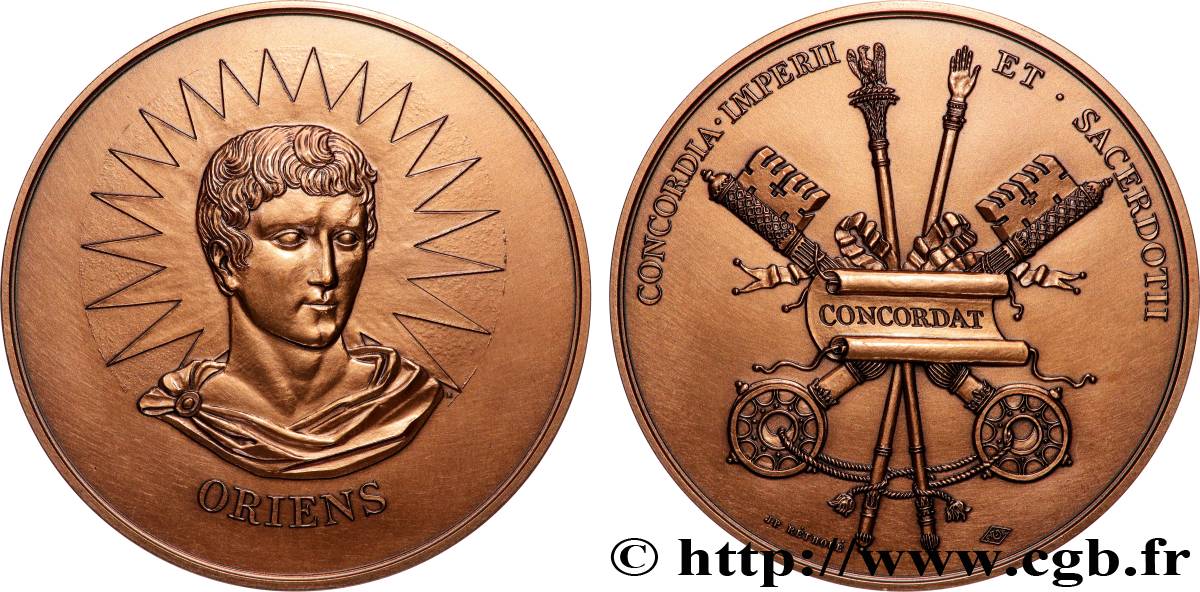 PREMIER EMPIRE Médaille, Concordat SUP