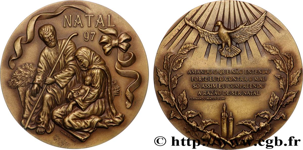 PORTUGAL Médaille, La Nativité, n° 138 AU