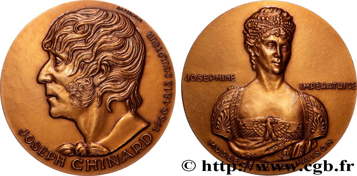 CINQUIÈME RÉPUBLIQUE Médaille, Joseph Chinard SUP
