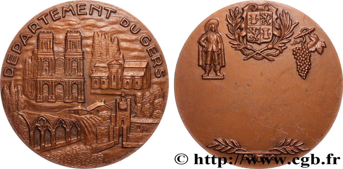 V REPUBLIC Médaille, Département du Gers AU