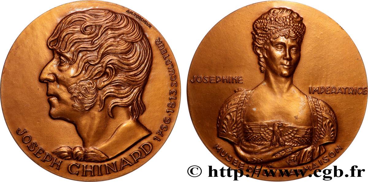 CINQUIÈME RÉPUBLIQUE Médaille, Joseph Chinard SUP