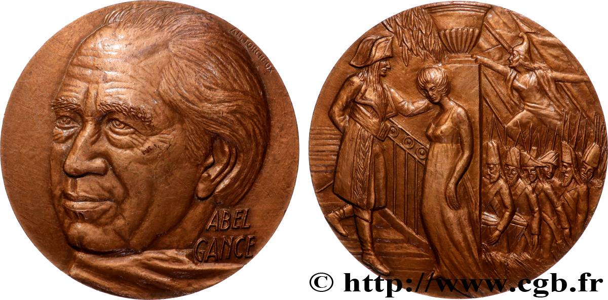 V REPUBLIC Médaille, Abel Gance AU