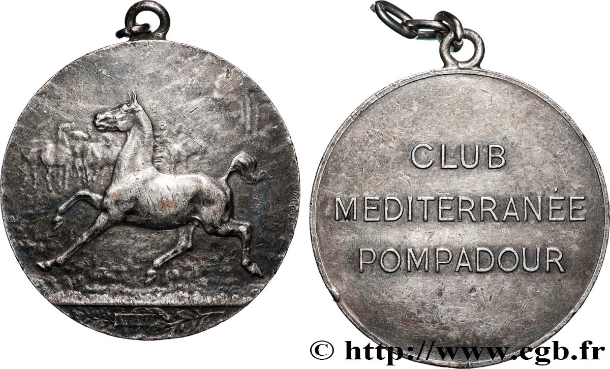 V REPUBLIC Médaille, Club Méditerranée Pompadour  XF