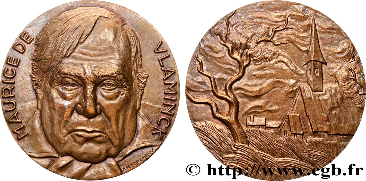 ARTISTES : GRAVEURS, PEINTRES, SCULPTEURS Médaille, Maurice de Vlaminck AU