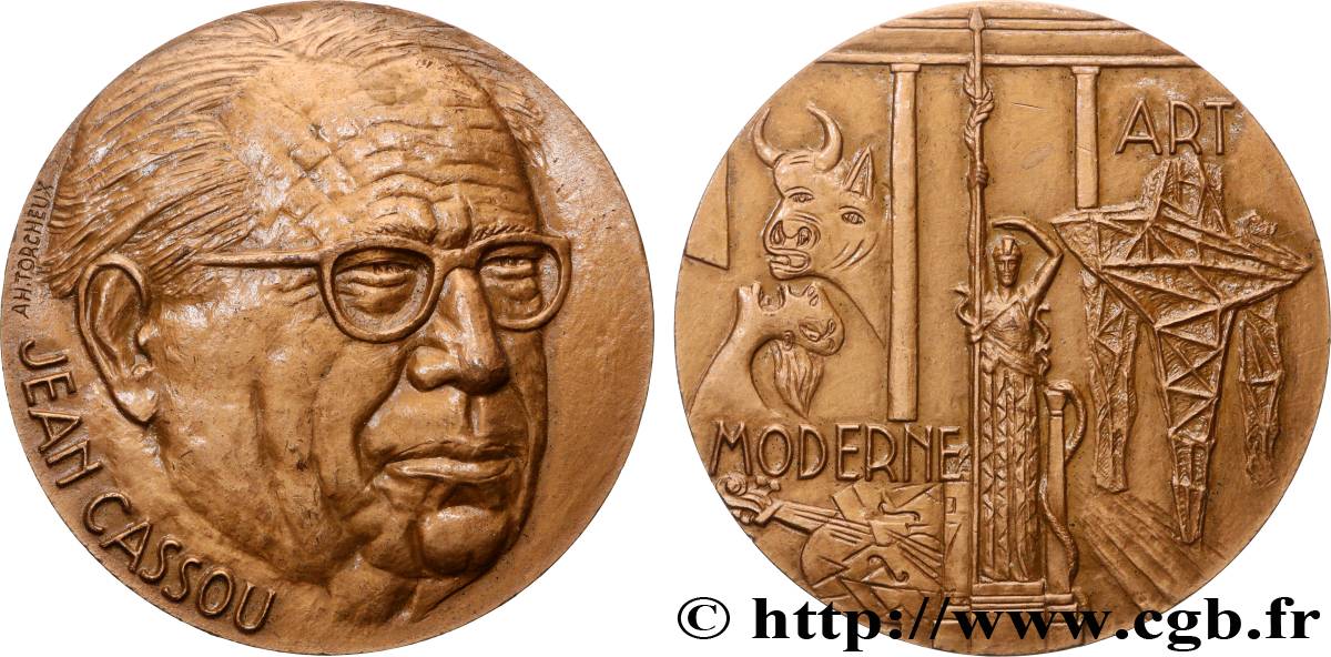 FUNFTE FRANZOSISCHE REPUBLIK Médaille, Jean Cassou VZ