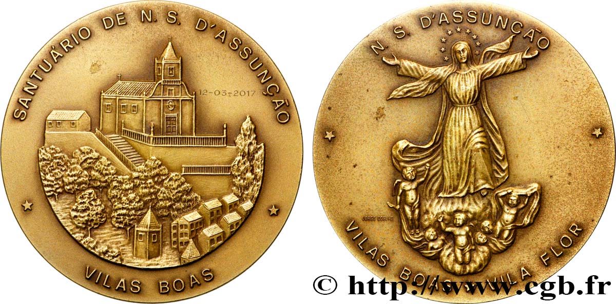 PORTUGAL Médaille, Notre-Dame de l’Assomption AU