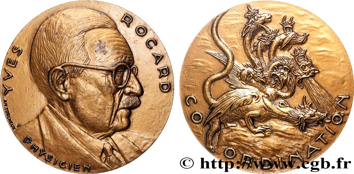 FUNFTE FRANZOSISCHE REPUBLIK Médaille, Yves Rocard VZ