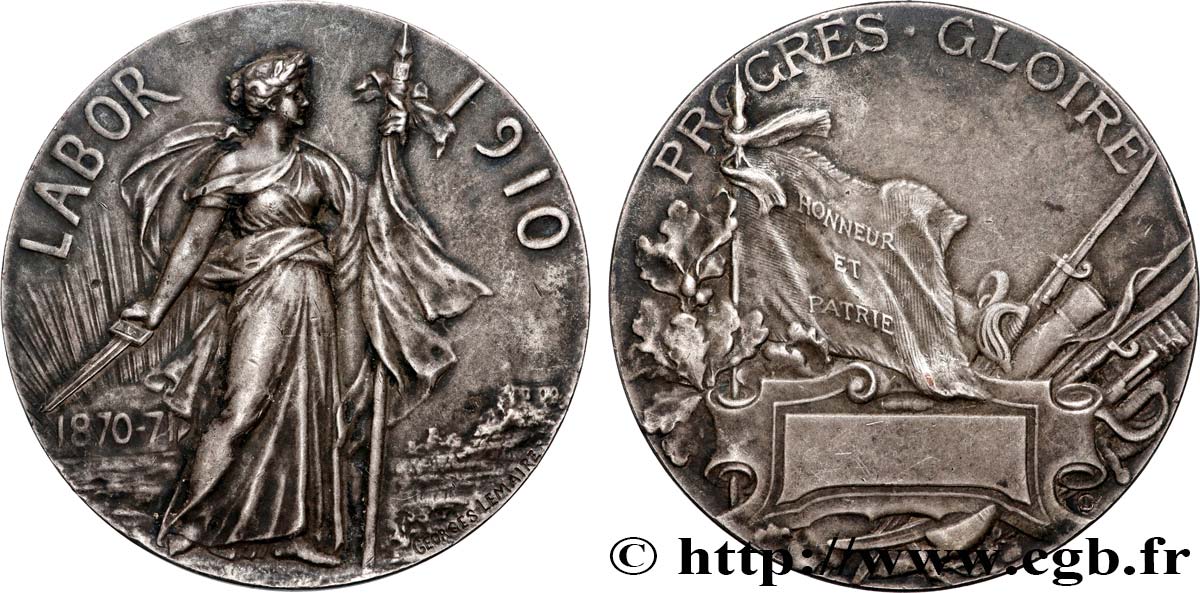 TROISIÈME RÉPUBLIQUE Médaille de récompense, Labor TTB