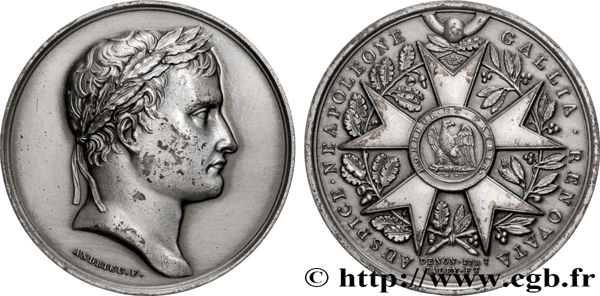 NAPOLEON S EMPIRE Médaille, Légion d’honneur, refrappe AU