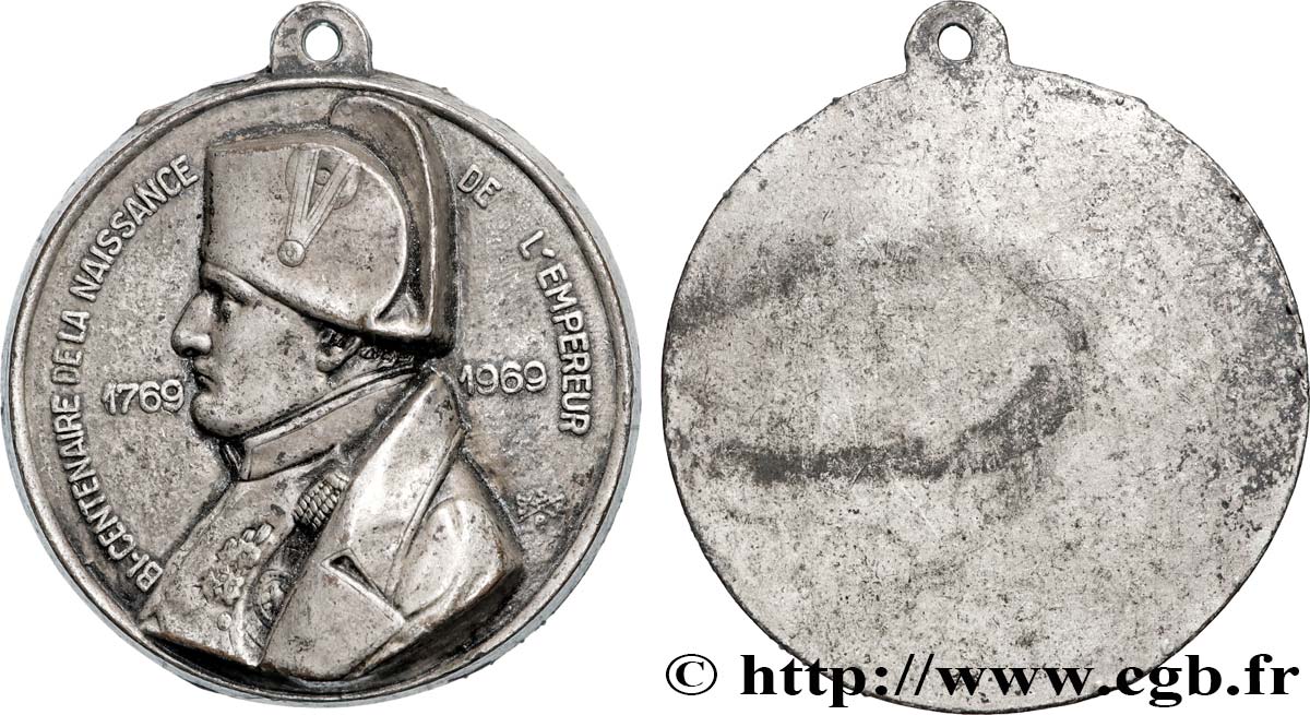 V REPUBLIC Médaille, Bi-centenaire de la naissance de l’empereur XF