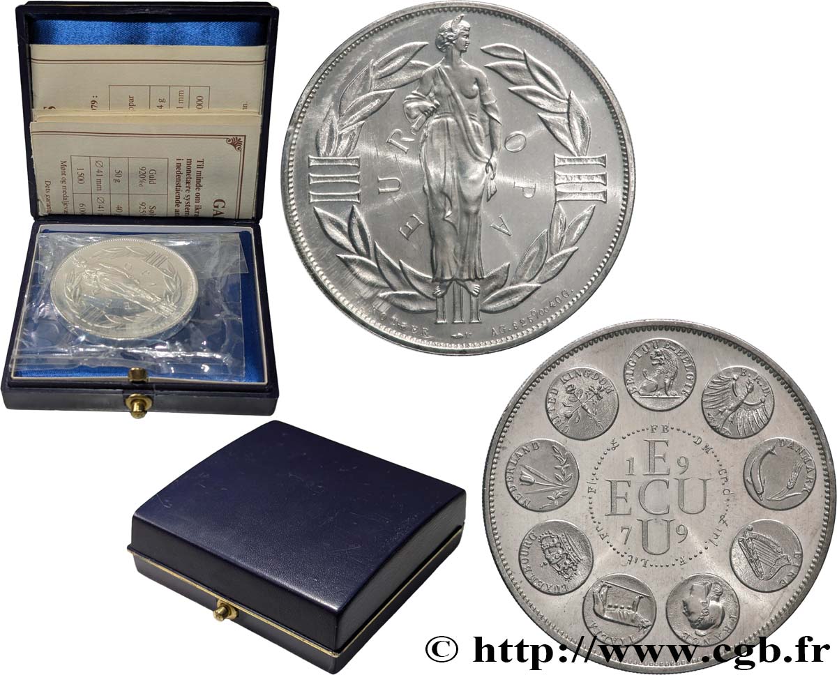 CINQUIÈME RÉPUBLIQUE ECU Europa FDC