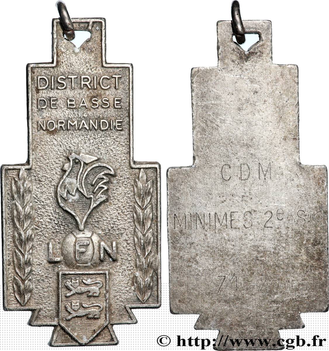 SPORTS Plaquette, District de basse Normandie TTB+