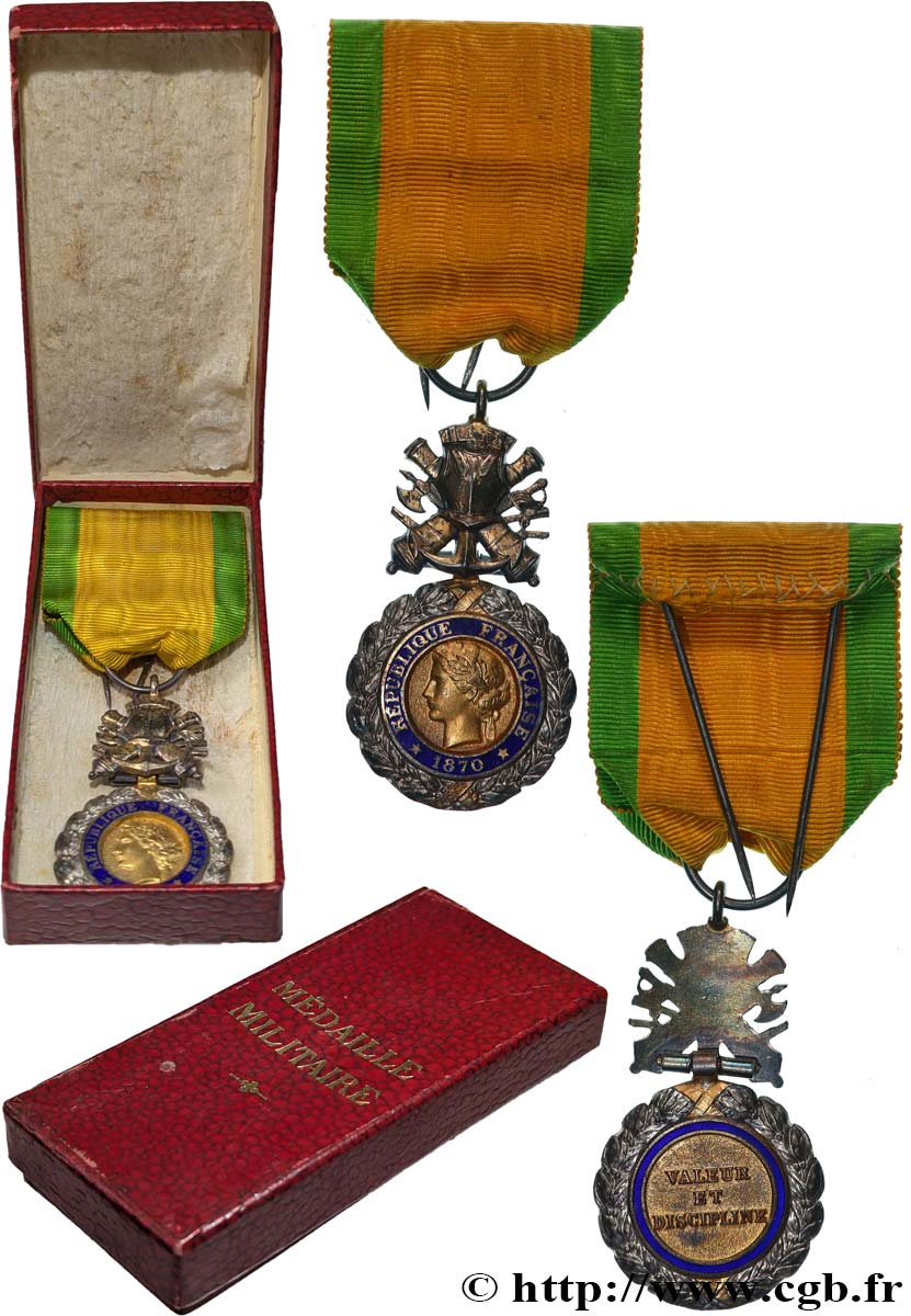 III REPUBLIC Médaille militaire, sous-officier AU