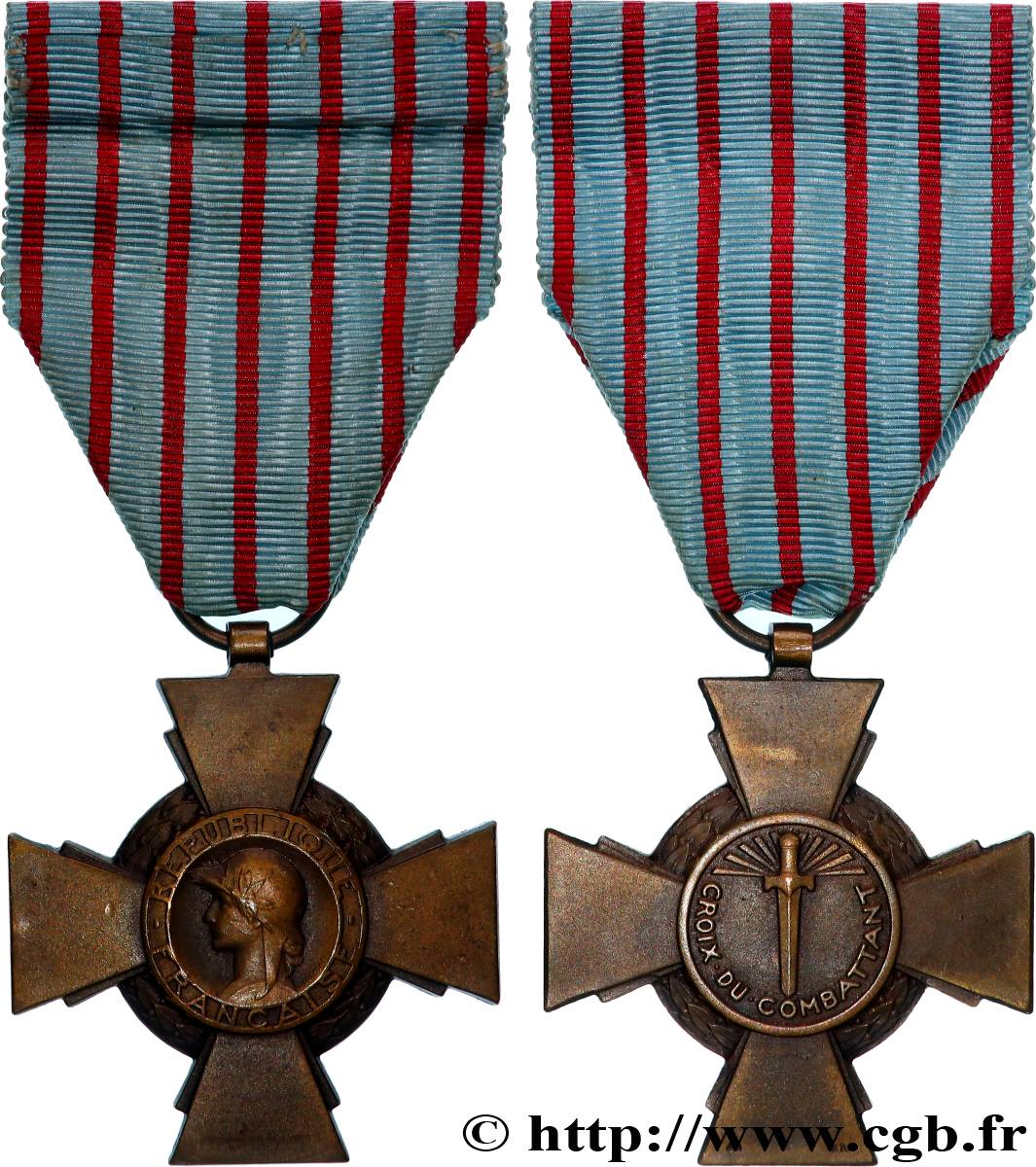 III REPUBLIC Croix du combattant AU