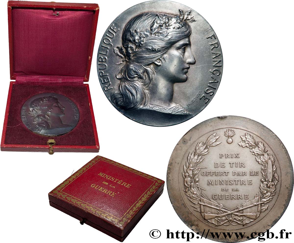 TROISIÈME RÉPUBLIQUE Médaille, Prix de tir offert TTB+