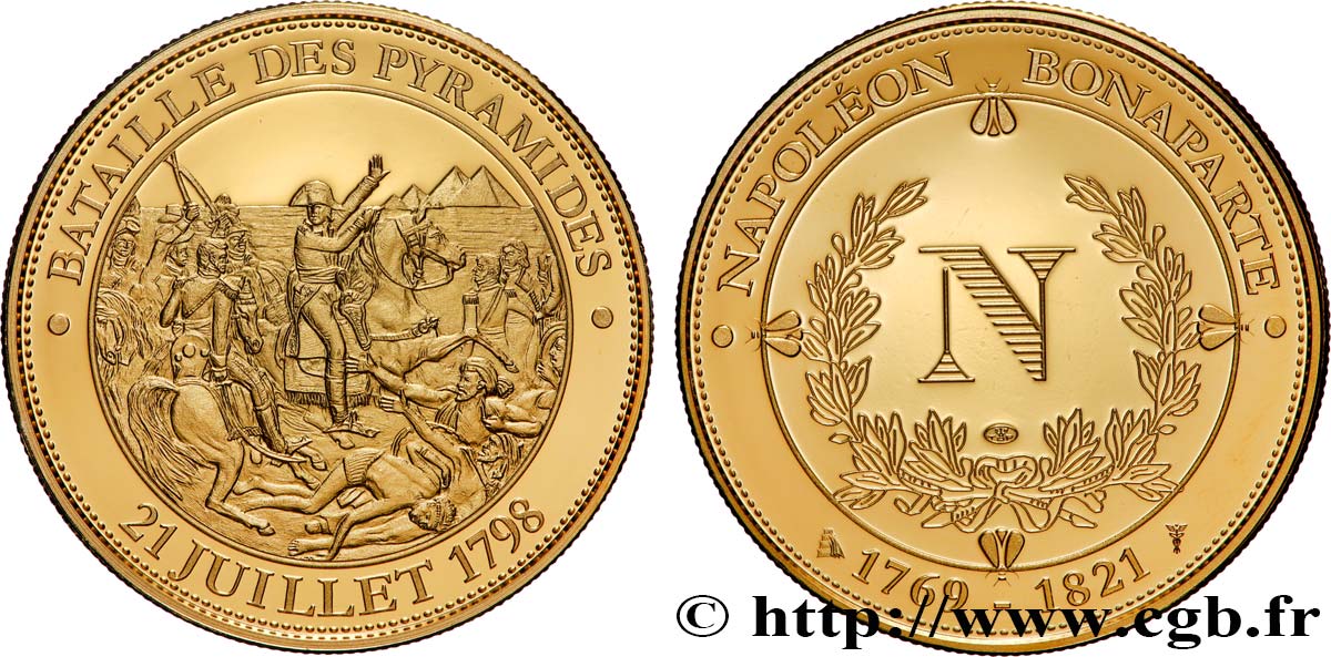 NAPOLEON&nbsp;S EMPIRE Médaille, Bataille des Pyramides MS