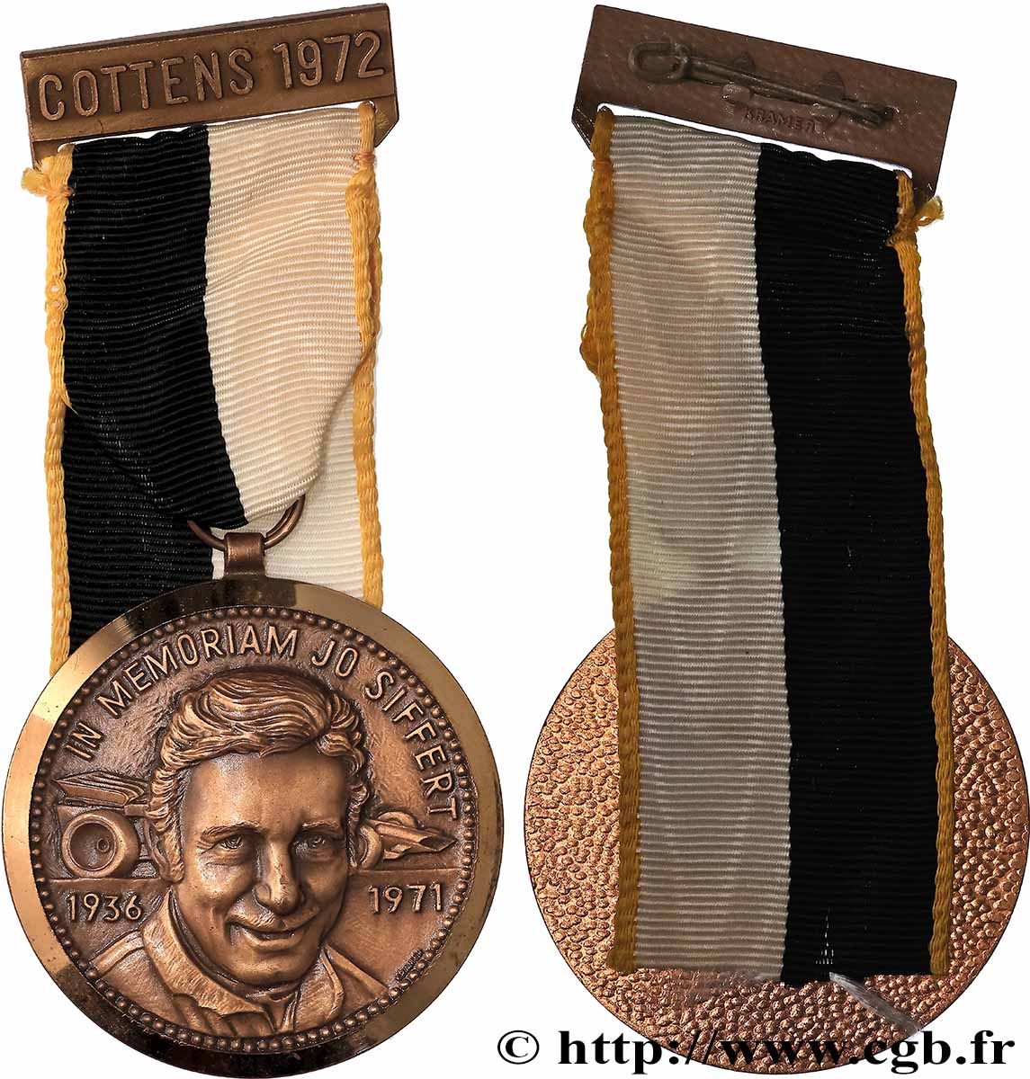 SWITZERLAND Médaille, Joseph Siffert AU
