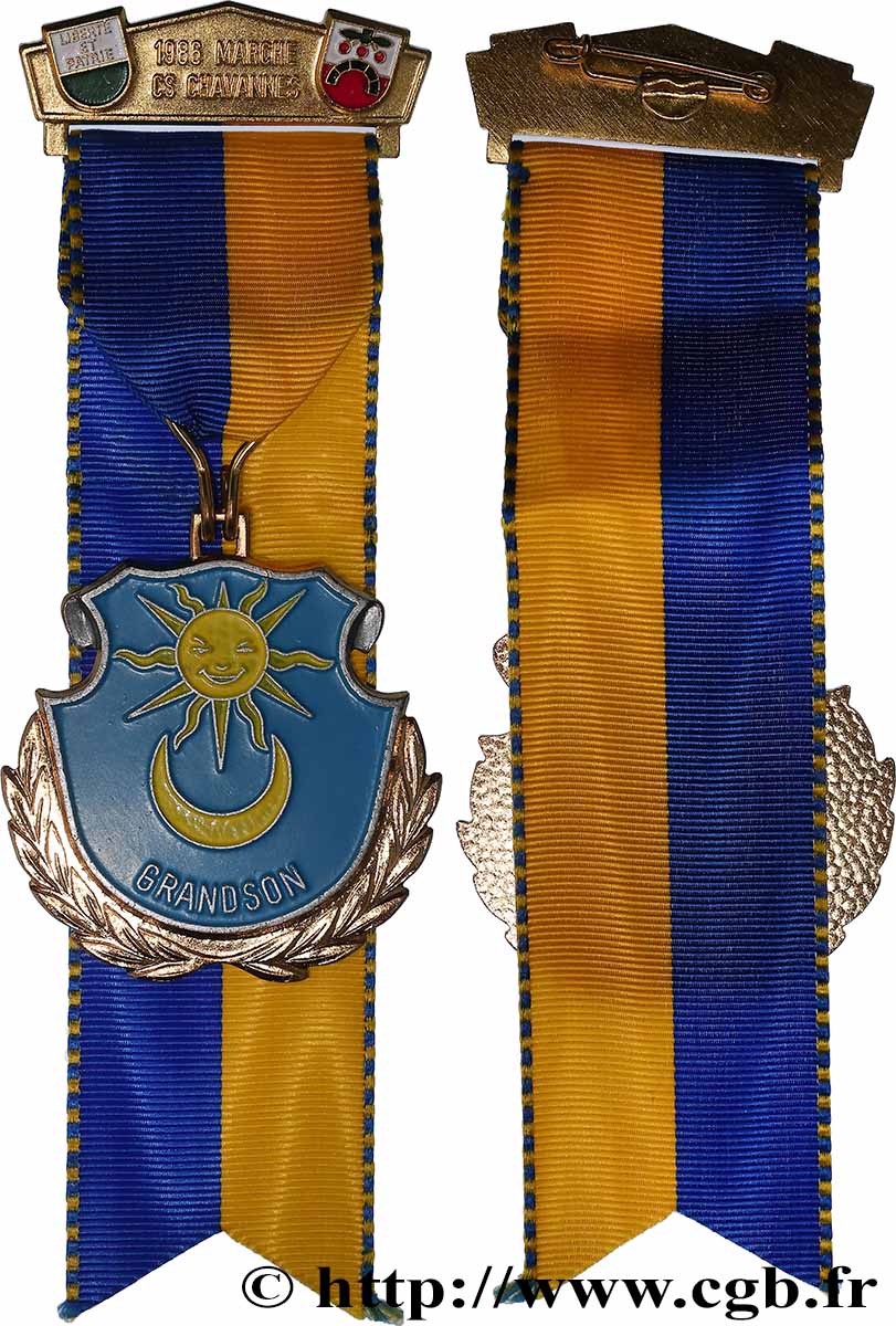 SUISSE - CANTON DE VAUD Médaille, Marche TTB+