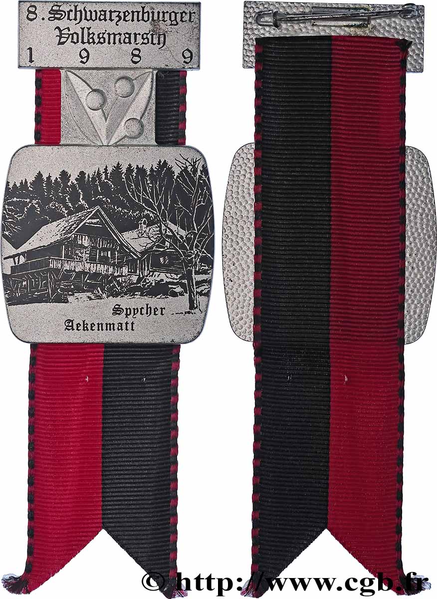 SUISSE - CANTON DE BERNE Médaille, Marche populaire TTB+