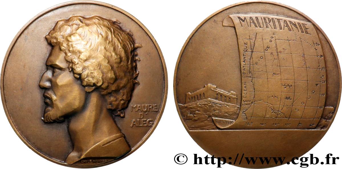 III REPUBLIC Médaille, Maure d’Aleg AU