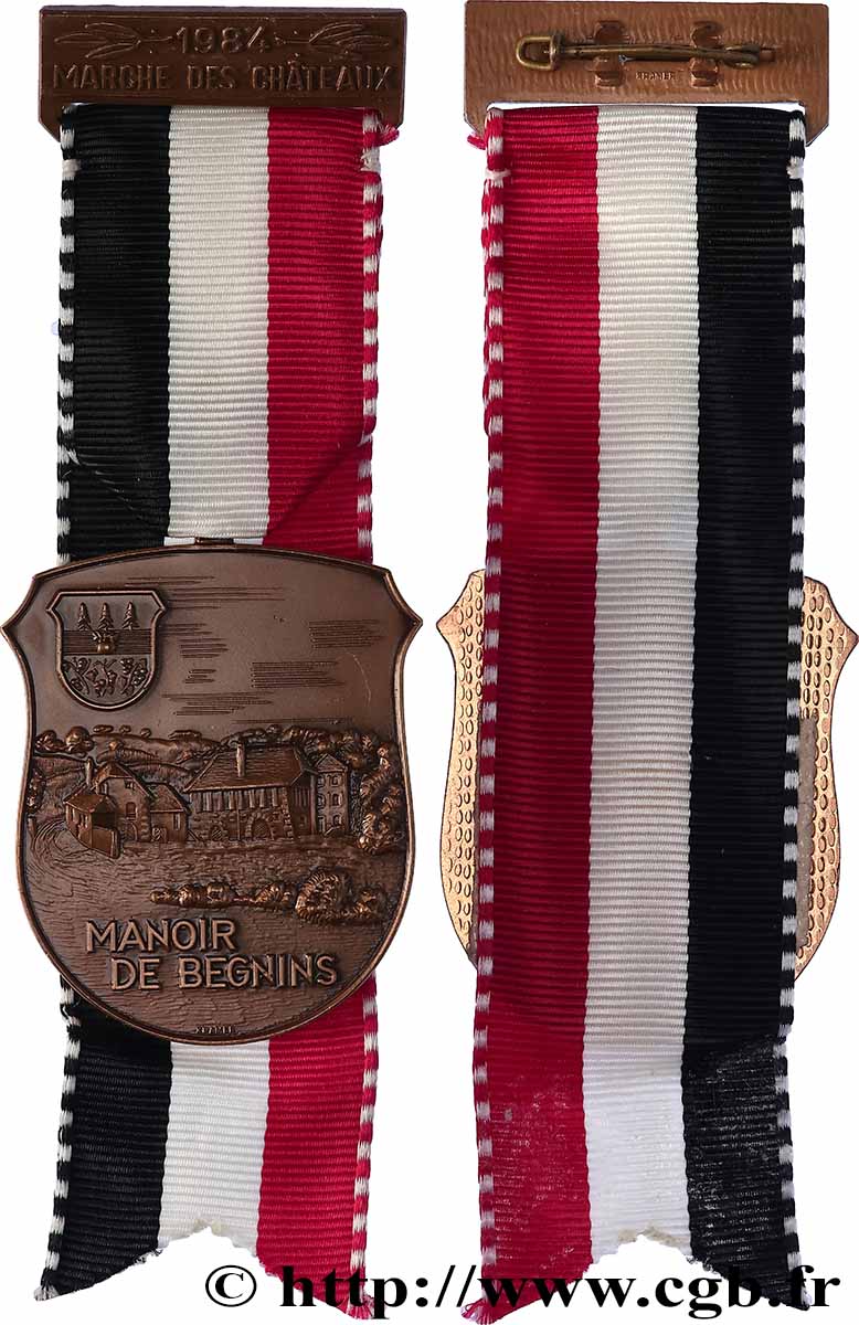 SUISSE - CANTON DE VAUD Médaille, Manoir de Begnins AU