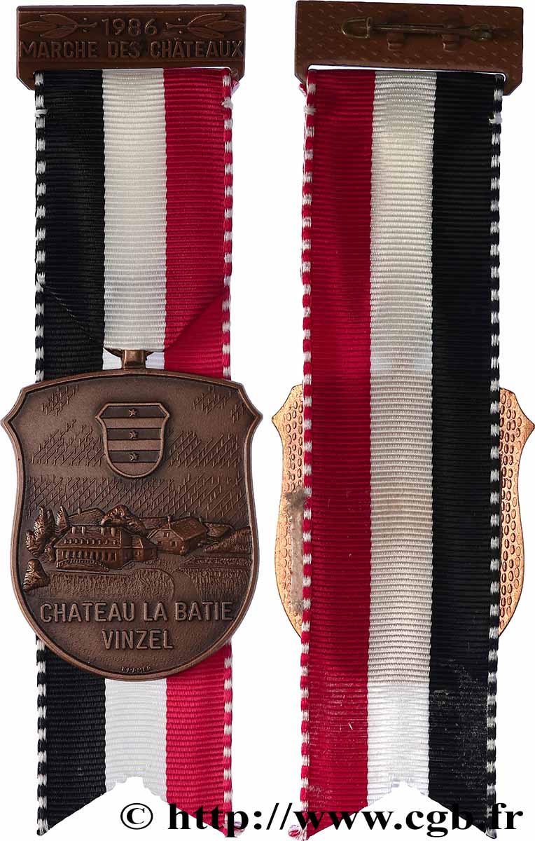 SUISSE - CANTON DE VAUD Médaille, Château La Bâtie AU
