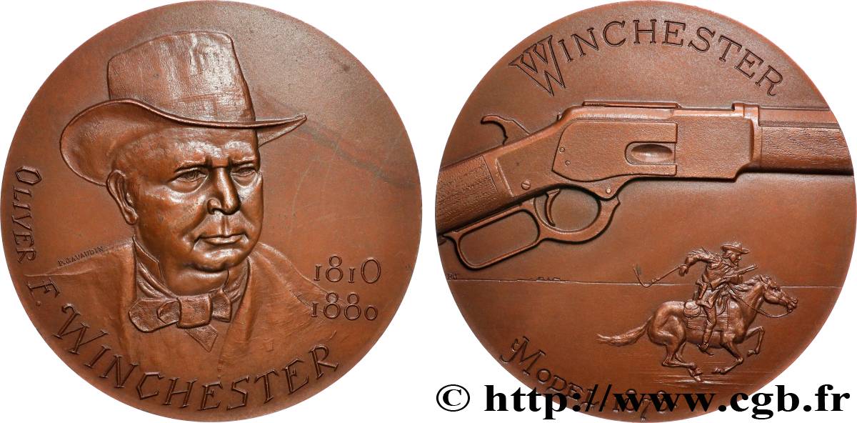 CINQUIÈME RÉPUBLIQUE Médaille, Oliver Winchester TTB+