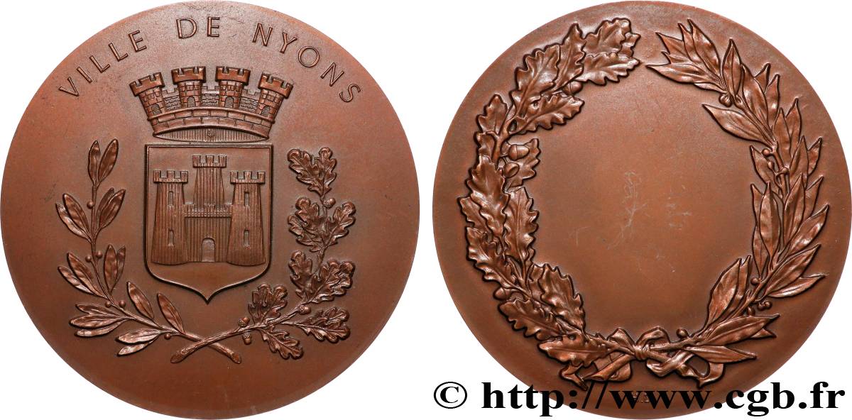V REPUBLIC Médaille, Ville de Nyons AU
