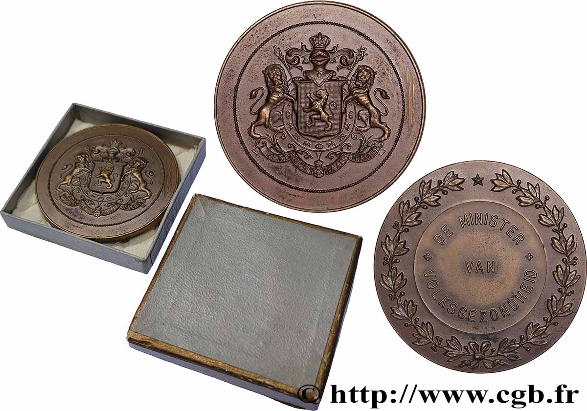 NETHERLANDS Médaille, Ministère de la santé publique XF