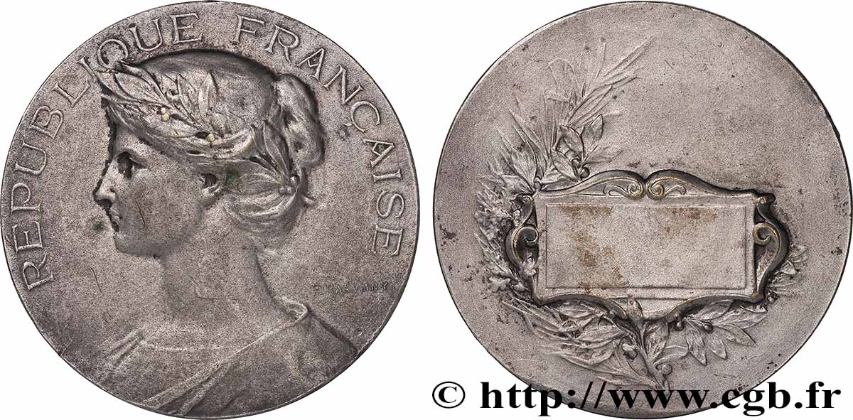 III REPUBLIC Médaille, République française VF
